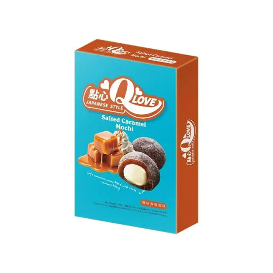 QLove Salted Caramel Deluxe Mochi 180G