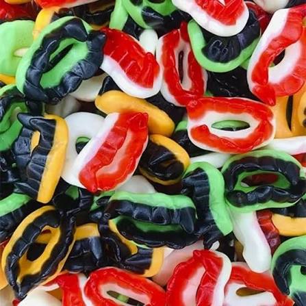 Trolli Dracolor - Dentaduras Tiernas Surtidas - Contiene 125 Unidades