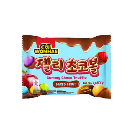 Wonhae Mixed Fruit Gummy Choco Ball 32g | PACK 10 UNIDADES