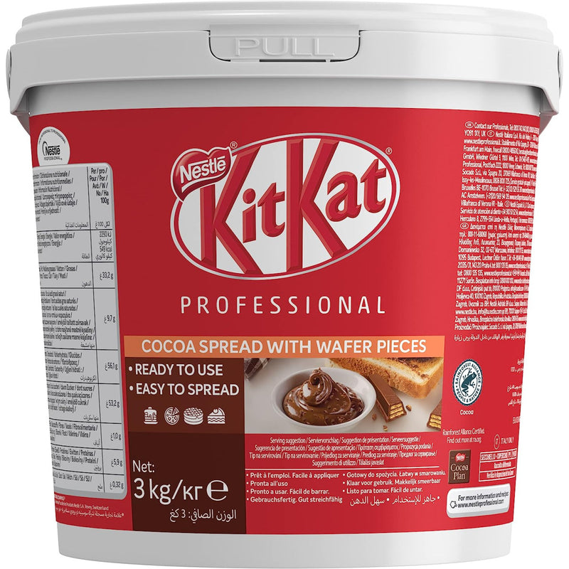 Kit Kat Crema Para Untar - Formato Mayorista, Especial Repostería - Food Service (3KG)