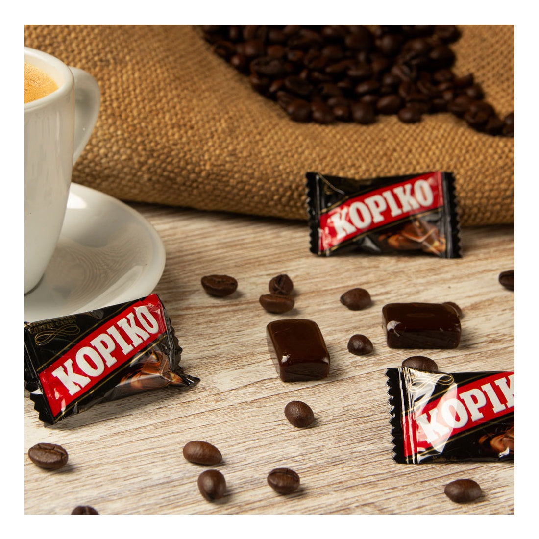 Caramelo Kopiko Original Café - DISEÑO LATA METALICA - Formato Bolsa 800G