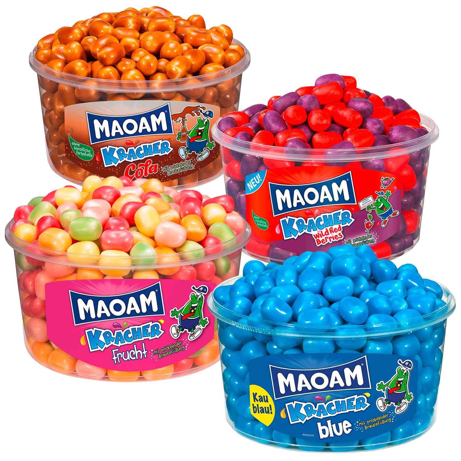 MAOAM HARIBO 1200G - APROX 265 UNIDADES | SABORES SURTIDOS - ELEGIR REFERENCIA