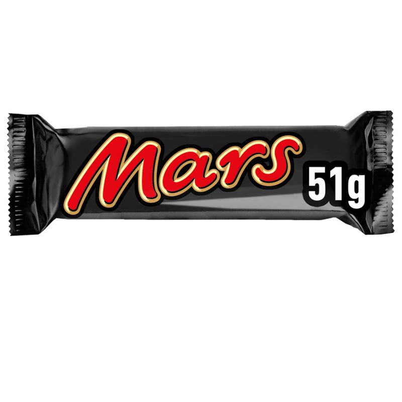 Barritas de Chocolate Mars 51g (Caja de 40 Unidades)