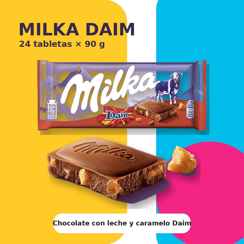 Chocolate Milka Daim creatividad Kremtik