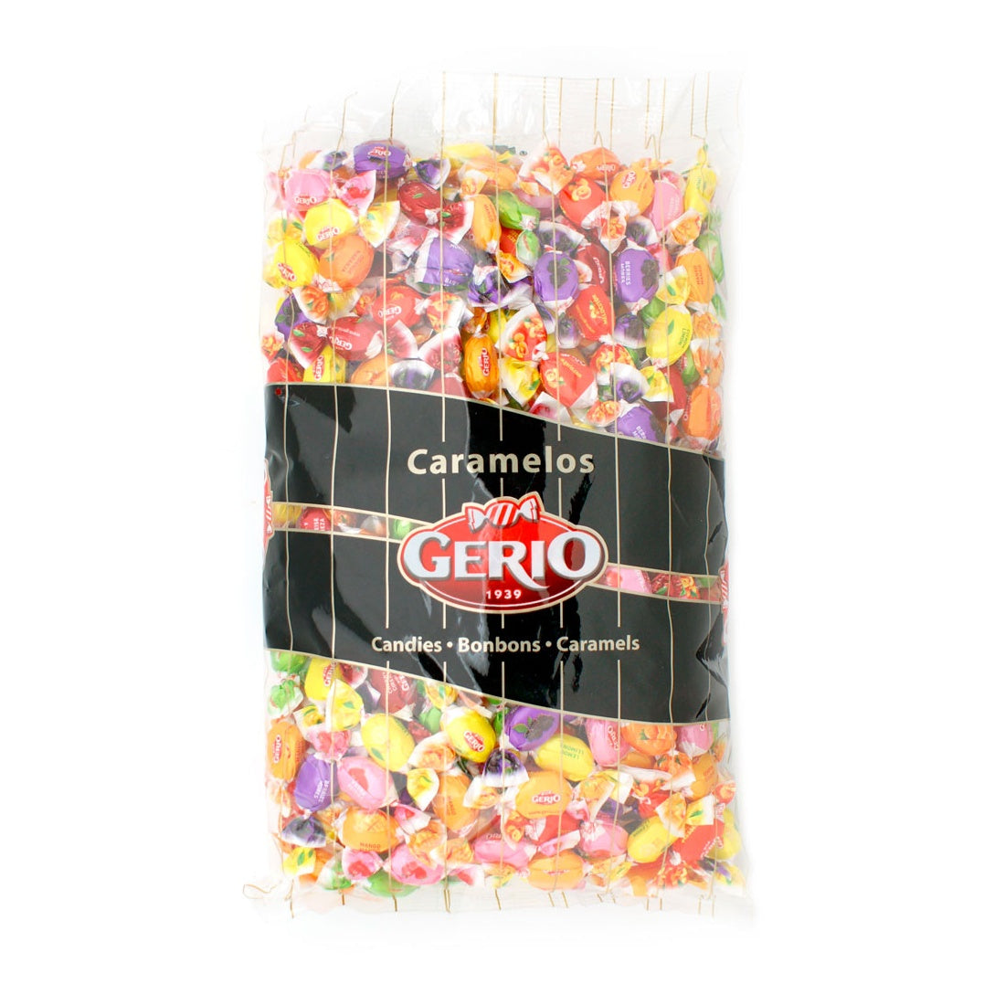 Caramelos Mini Frutas Gerio - Formato Bolsa 1KG - Contiene 400 Unidades