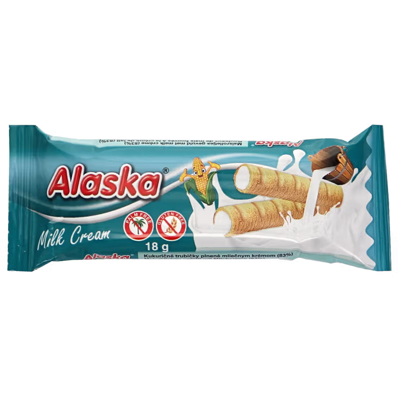 Alaska - Gusanito Crujiente Relleno de Crema | SABOR CHOCOLATE CON  CREMA DE LECHE | Contiene 24 Unidades - Sin Gluten