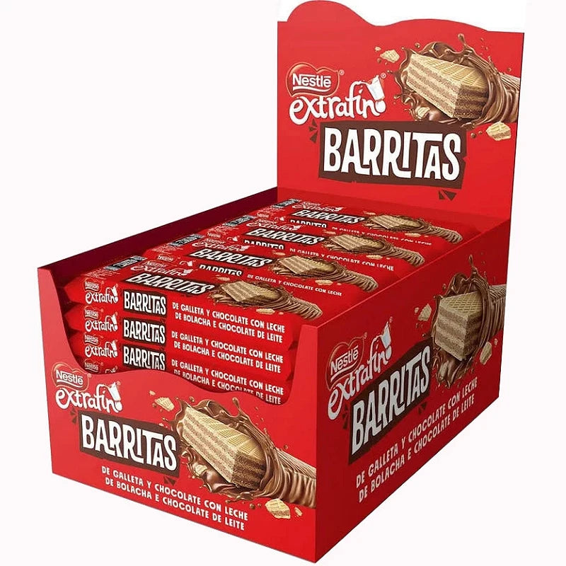Barritas Nestlé Extrafino | Caja 30 Unidades
