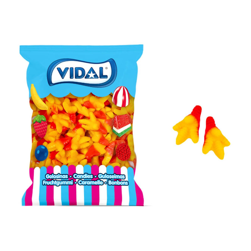 Gominola Patas de Pollo Vidal | Formato Bolsa 1KG