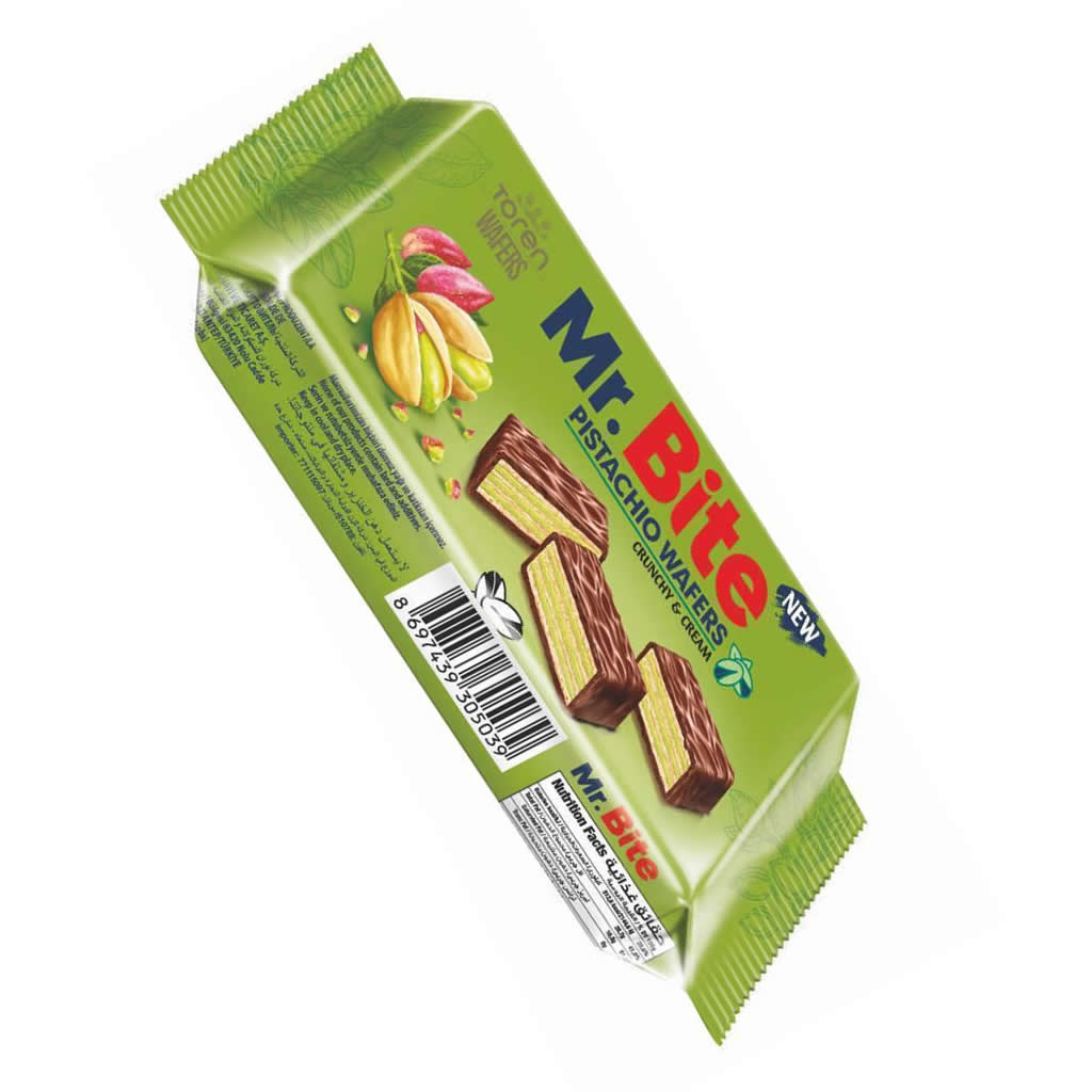 MR.Bite Pistacho 35G - Expositor Contiene 24 Unidades