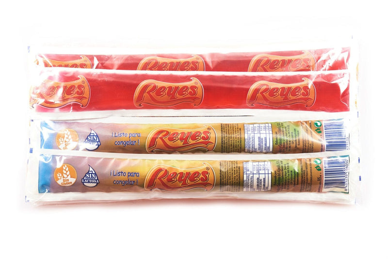 Polos Flash Reyes "Sabores Clásicos y Tropicales" | Contiene 12 Bolsas Con 10 Unidades de 85ml - Total 120 Unidades - Mora, Naranja, Cola, Lima, Fresa, Limón y Frambuesa