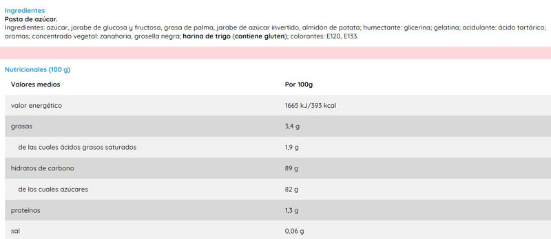 Rayaditos Frambuesa Vidal (200 Uds)