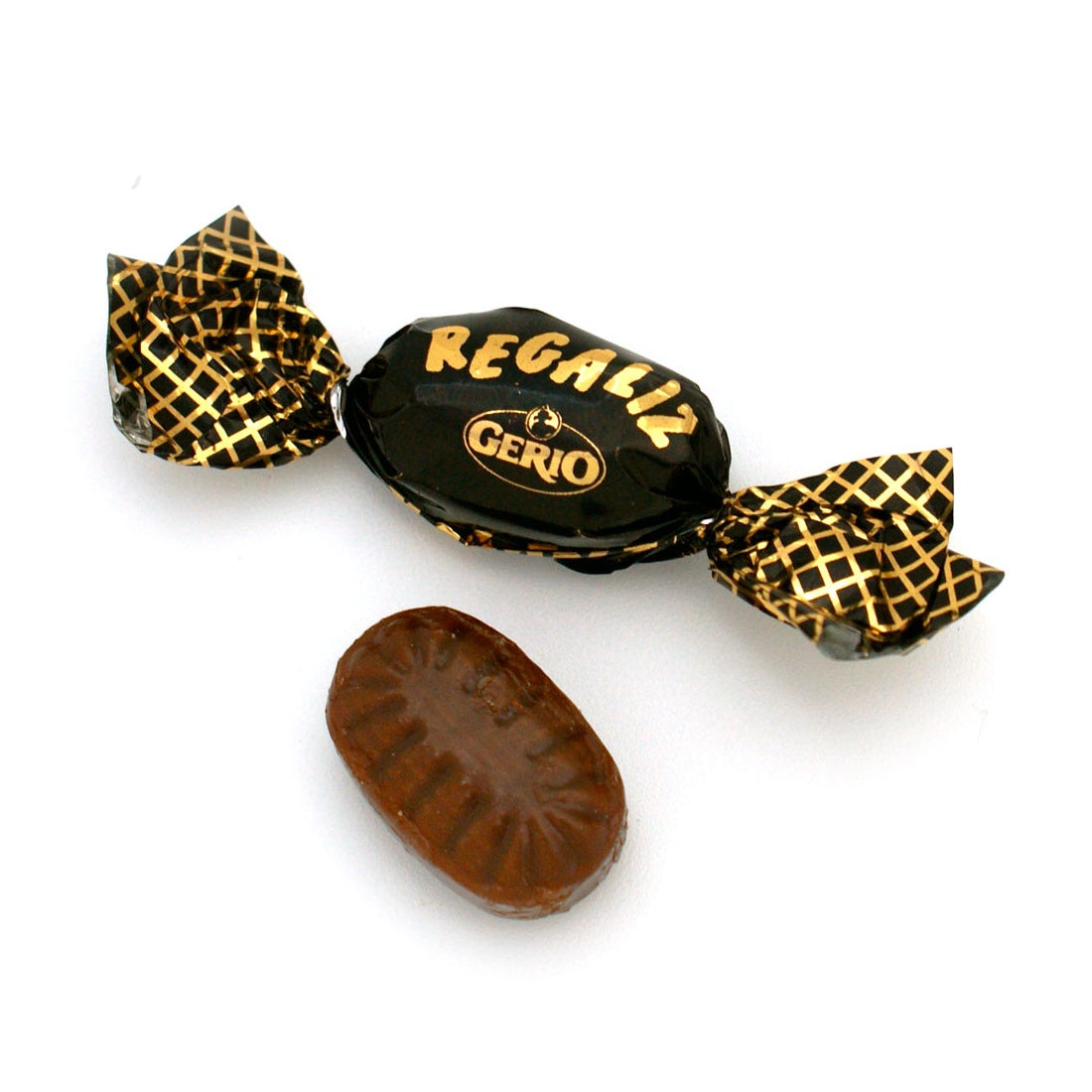 Caramelos Regaliz Sabor Original Gerio - Formato Bolsa 1KG - Aprox 260 Unidades