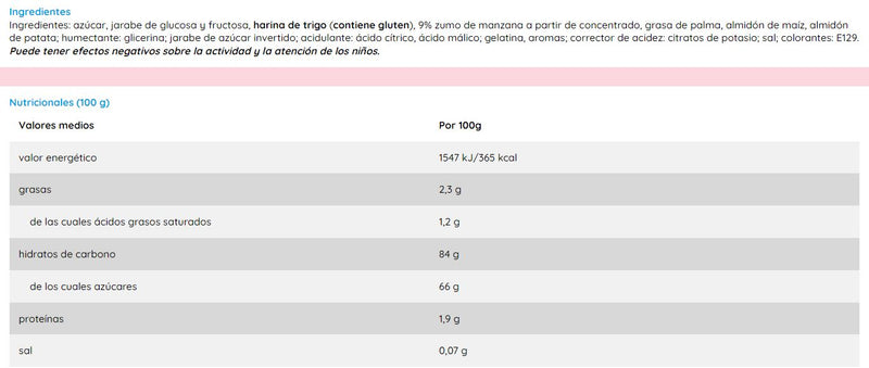 Ritmo Fresa (200 Uds)