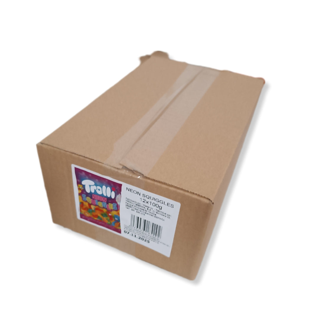 Gusanos Brillo Trolli | 12 Bolsas De 100g