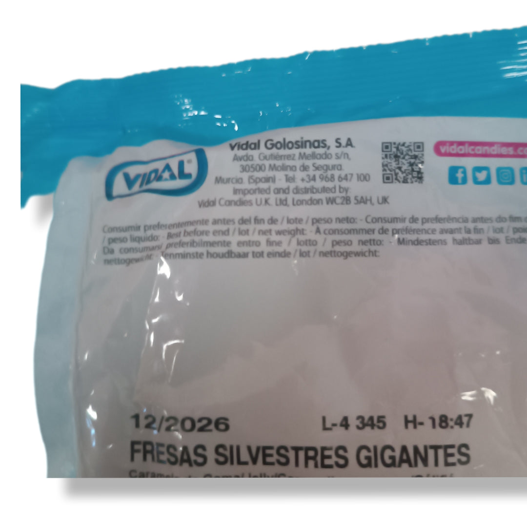 Fresas Silvestres Gigantes Vidal | Formato Bolsa 1KG