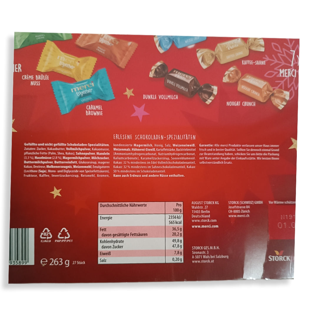 Calendario Adviento Merci 263g