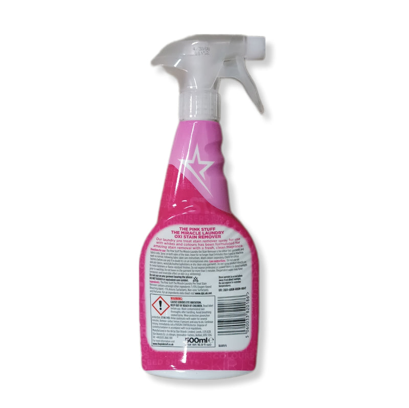 The Pink Stuff Spray Quitamanchas Para Ropa y Textil 500ml