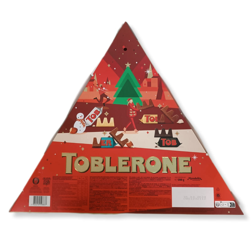 Calendario Adviento Toblerone 200g | Contiene 4 Sabores Diferentes de Chocolatinas