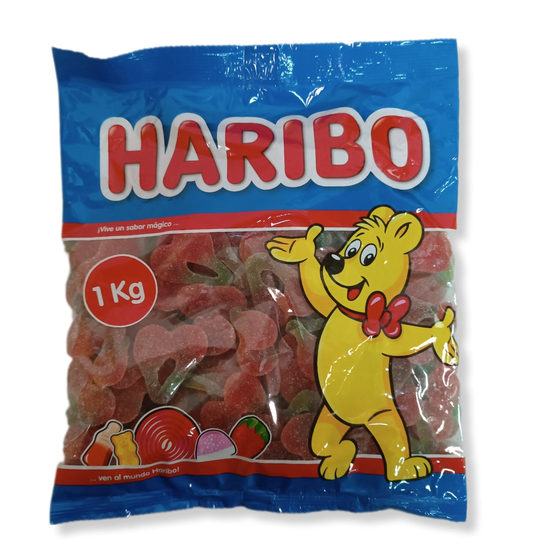 Cerezas Súper Azúcar Haribo | Formato Bolsa 1KG