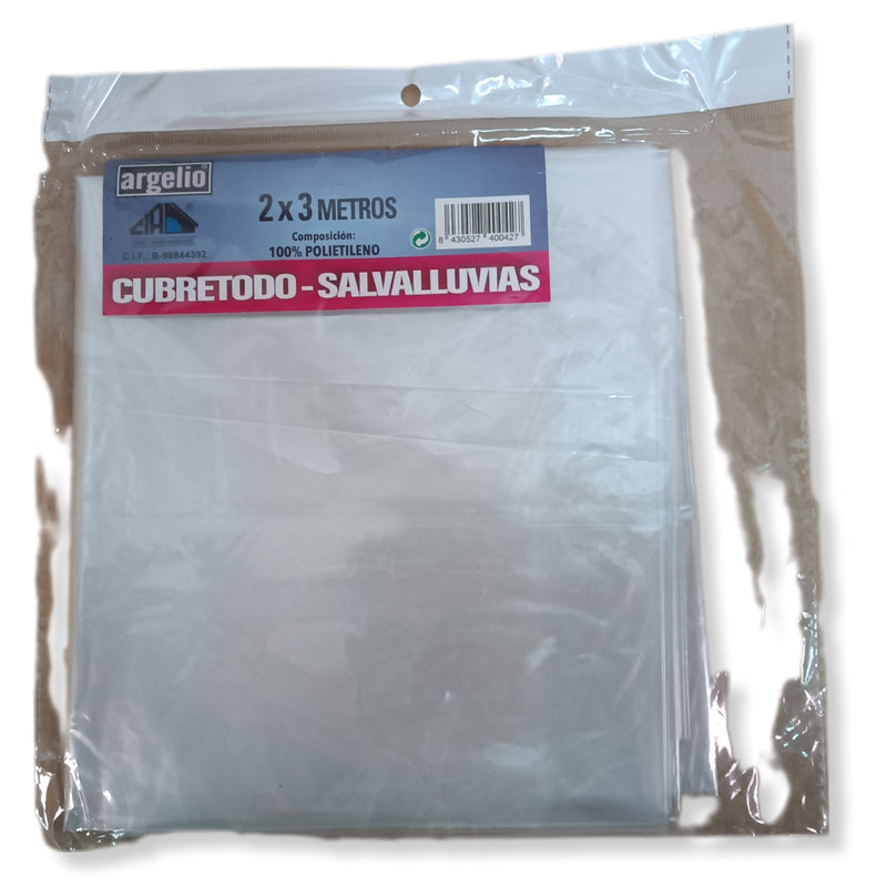 Salvalluvias  - Plástico Cubretodo 2m x 3m