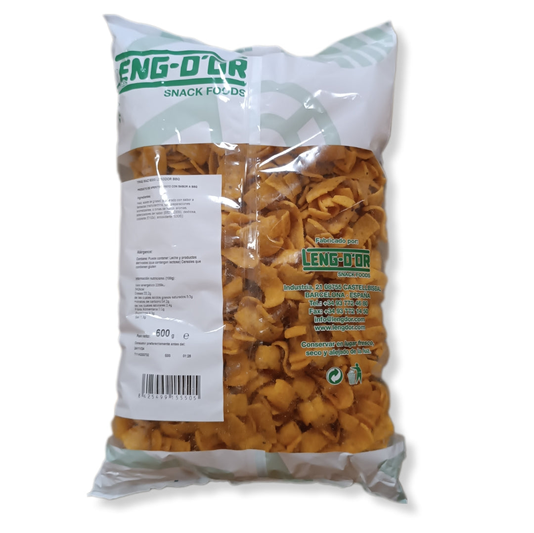 Tiras De Maíz "Fritos" Sabor Barbacoa de Lengdor | Formato Bolsa 600g