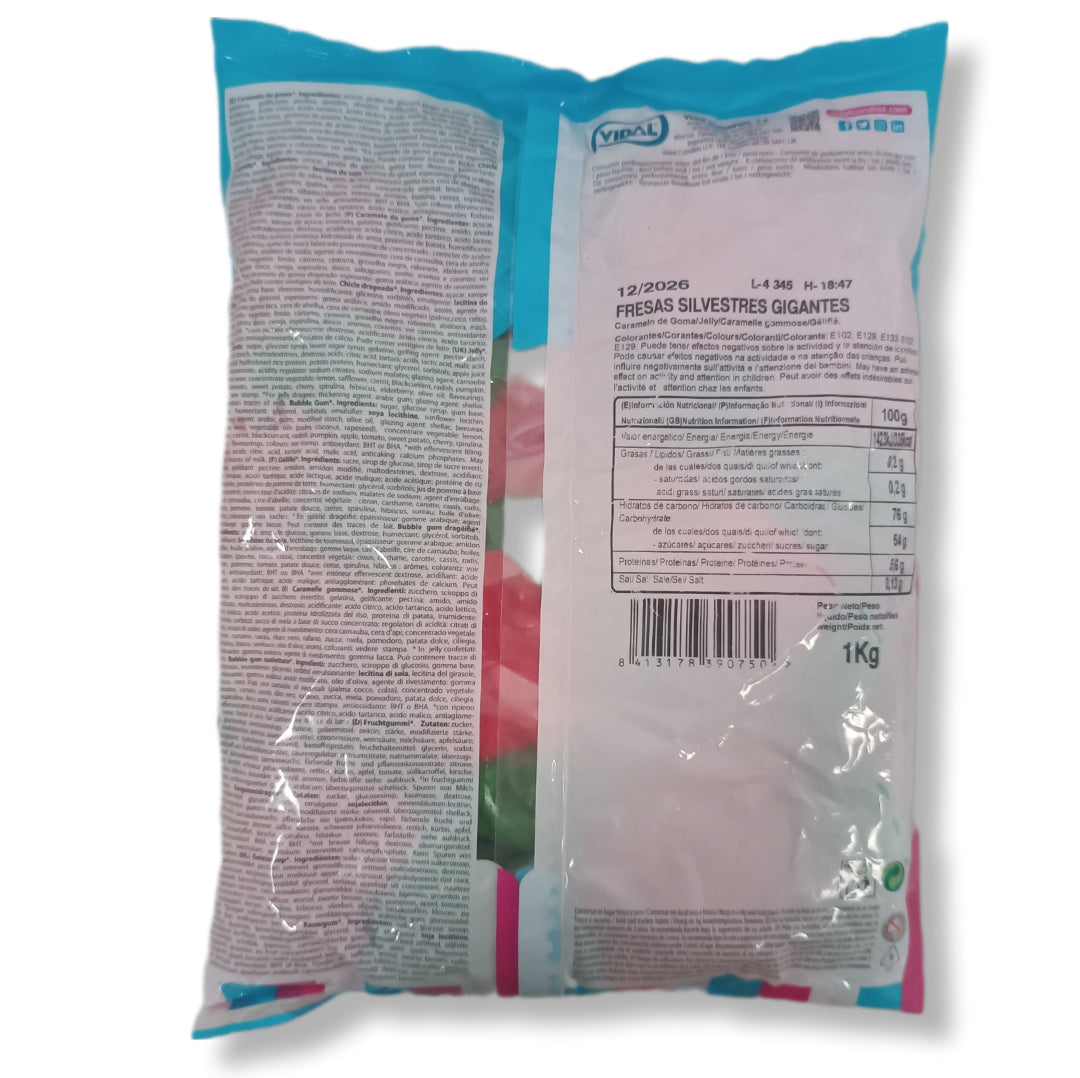 Fresas Silvestres Gigantes Vidal | Formato Bolsa 1KG