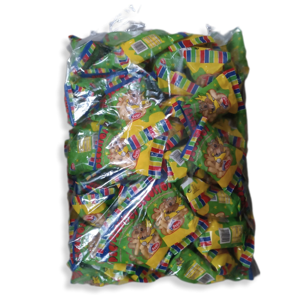 Gusanitos Infantiles Pegui | SIN GLUTEN | Formato Bolsa 100 Unidades - Ideal para Conos y Bolsas de Chuches