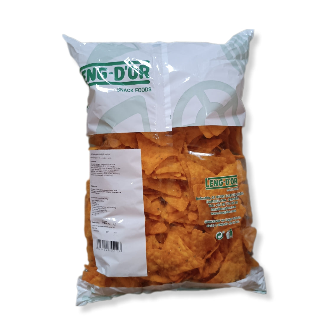 Nachos Sabor Queso | Formato Bolsa 620g