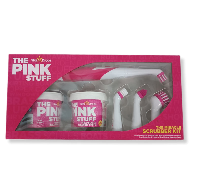The Pink Stuff Kit Cepillos Limpiadores + Power Paste Multiusos | Especial Zapatillas, Suelos,
