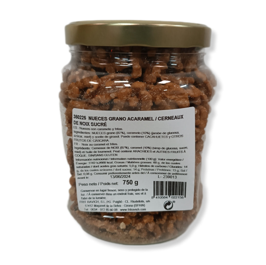 Nueces Grano Caramelizada | Contiene 750G