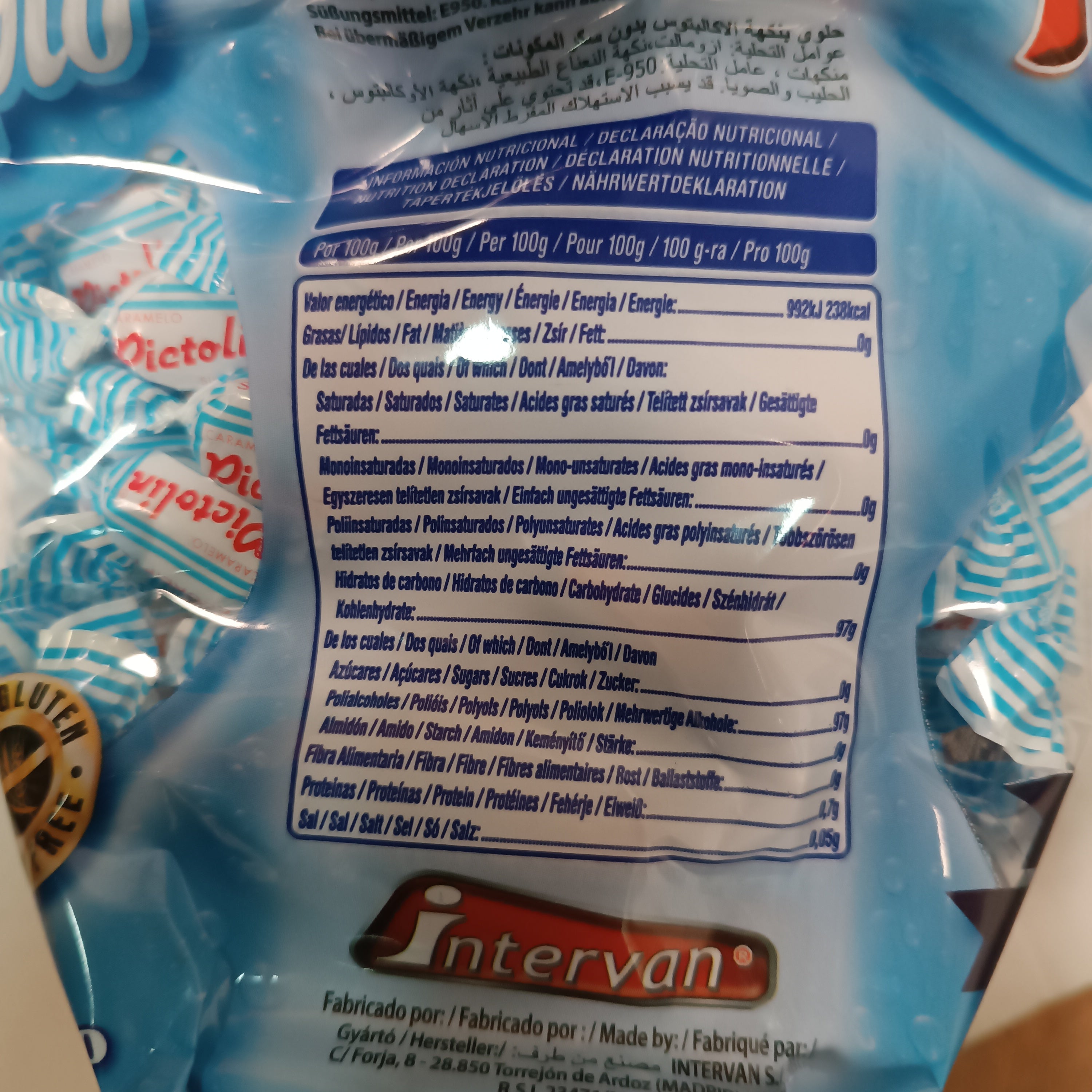Pictolín Sin Azúcar (345Uds) - Bolsa 1KG