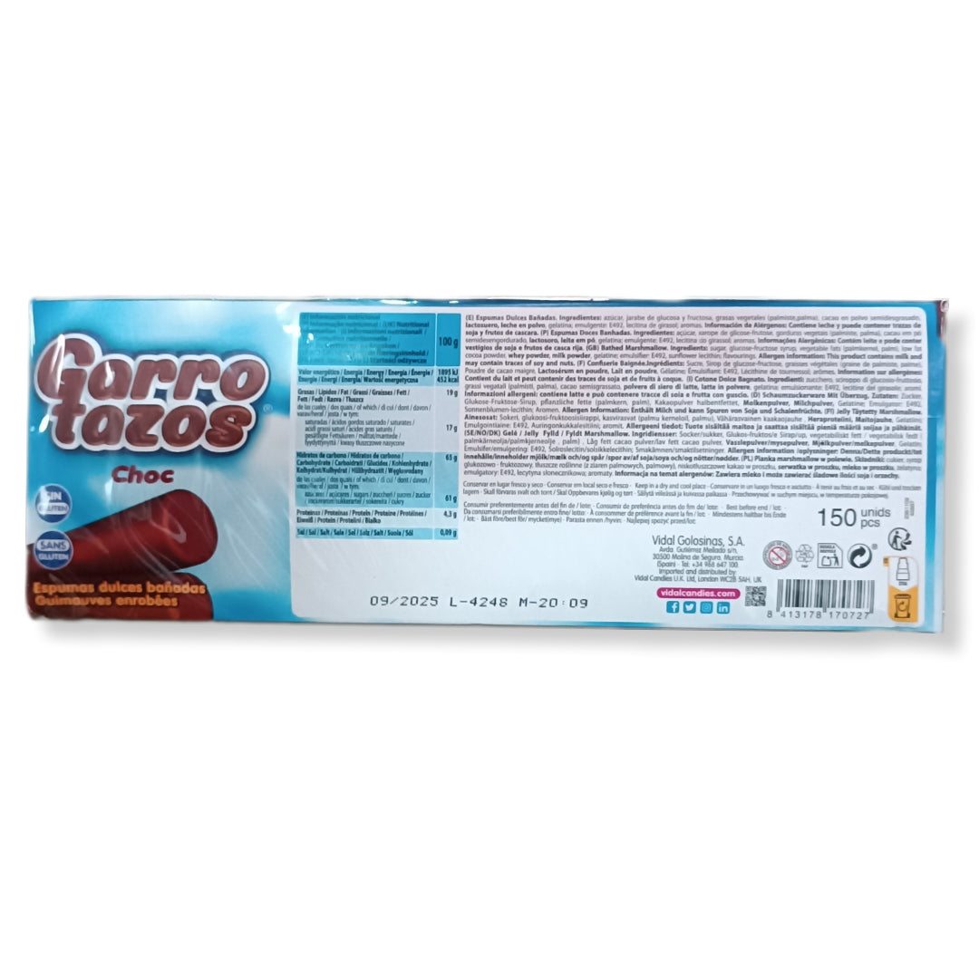 Garrotazos Chocolate Vidal | Formato Caja 150 Unidades