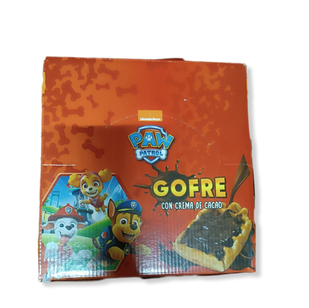 Gofre Patrulla Canina Con Crema De Cacao 120g u (Pendiente Unidades Caja) | Formato Caja