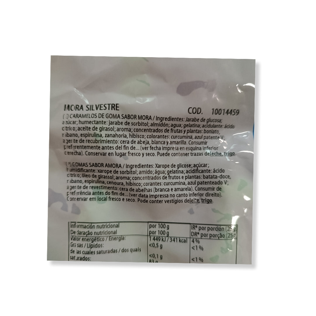 Moras Silvestres Haribo | Formato Bolsa 250 Uds.