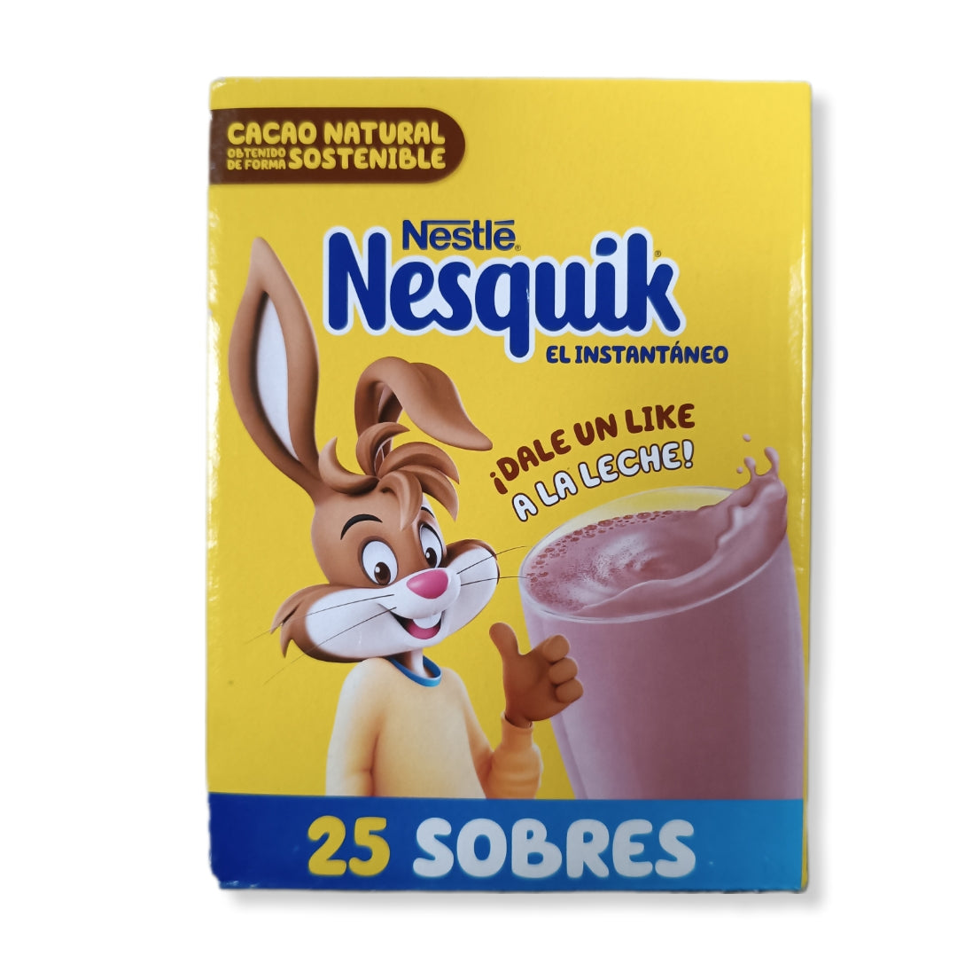 Nesquik Sobres 13,5g - Sin Gluten | Expositor Caja - Contiene 25 Unidades