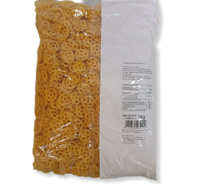 Rueda Pequeña Cruda Para Freír | Formato Bolsa 1KG