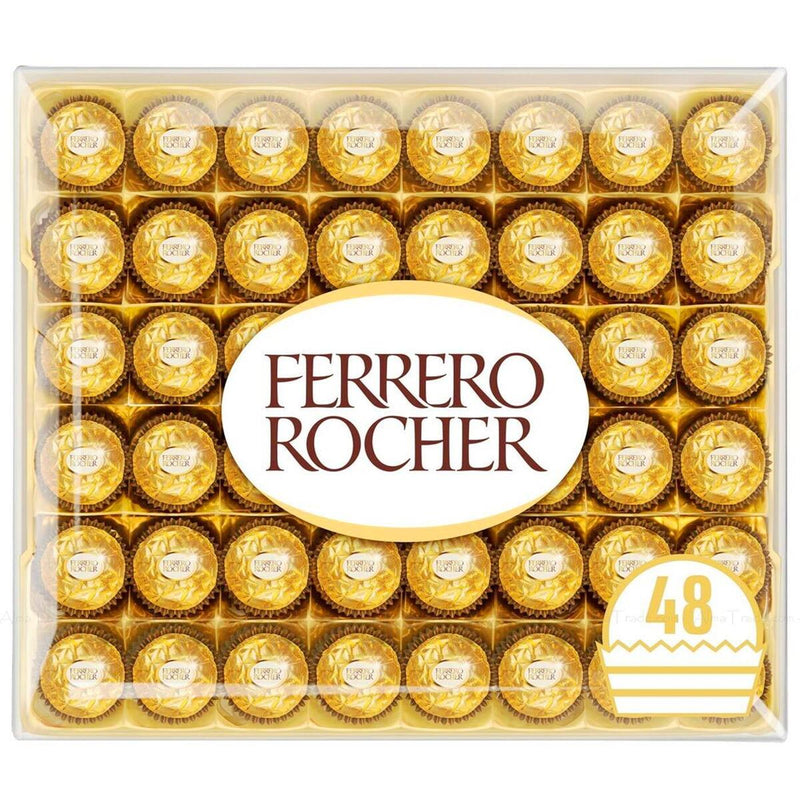 Ferrero Rocher 48 Unidades | Formato Grande - Regalo Ideal en Temporada Navideña