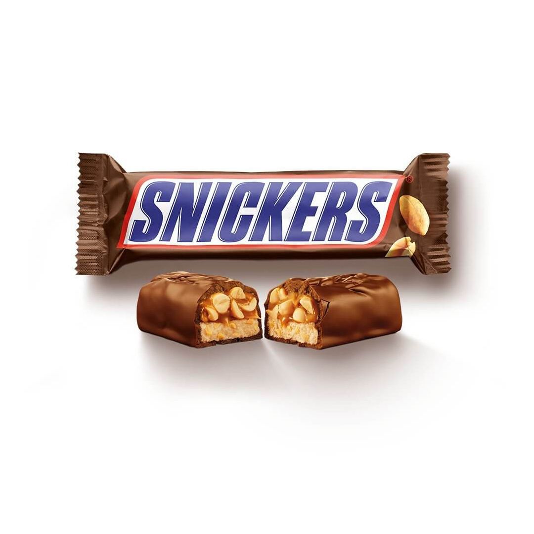 Snickers Chocolatina Mars 50g - Contiene 40 Unidades