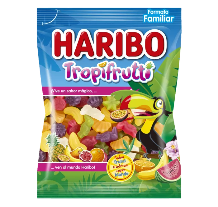 Tropifrutti Gominolas con forma de Frutas Haribo - Formato Bolsa 1KG