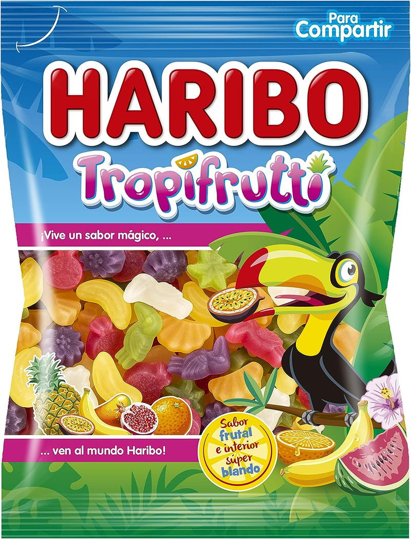 Tropifrutti Gominolas con forma de Frutas Haribo - Formato Bolsa 1KG