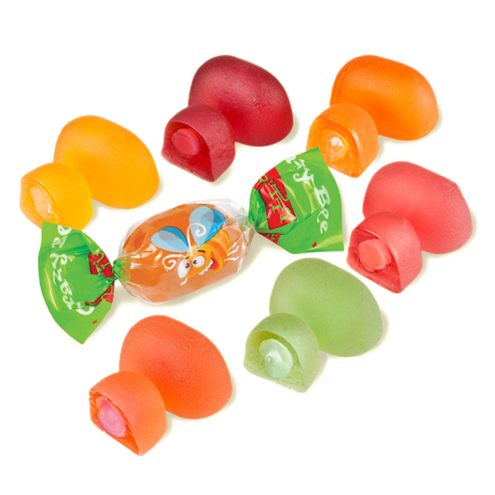 Crazy Bee Fruity 1KG - Caramelos Roshen Sabores Surtidos - Aprox 146 Unidades.