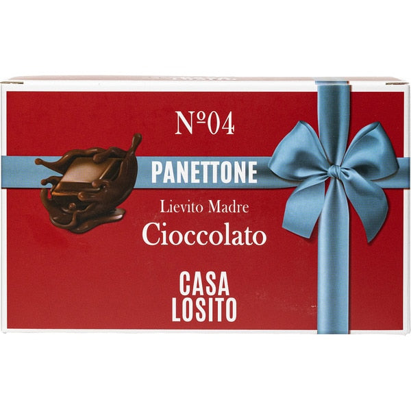 Casa Losito Nº 04 Panettone De Levadura Madre Con Chocolate Estuche 750 G