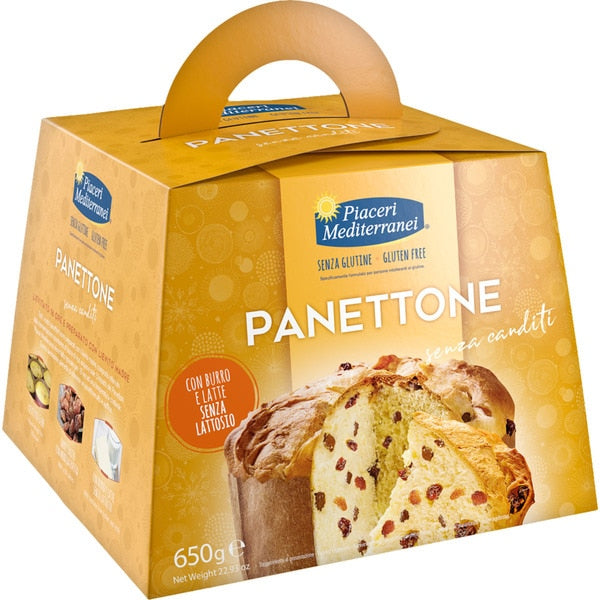 Piaceri Mediterranei Panettone Sin Gluten Y Sin Lactosa Envase 650 G