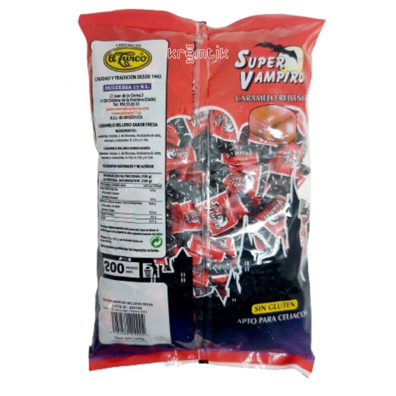 caramelo relleno super vampiro