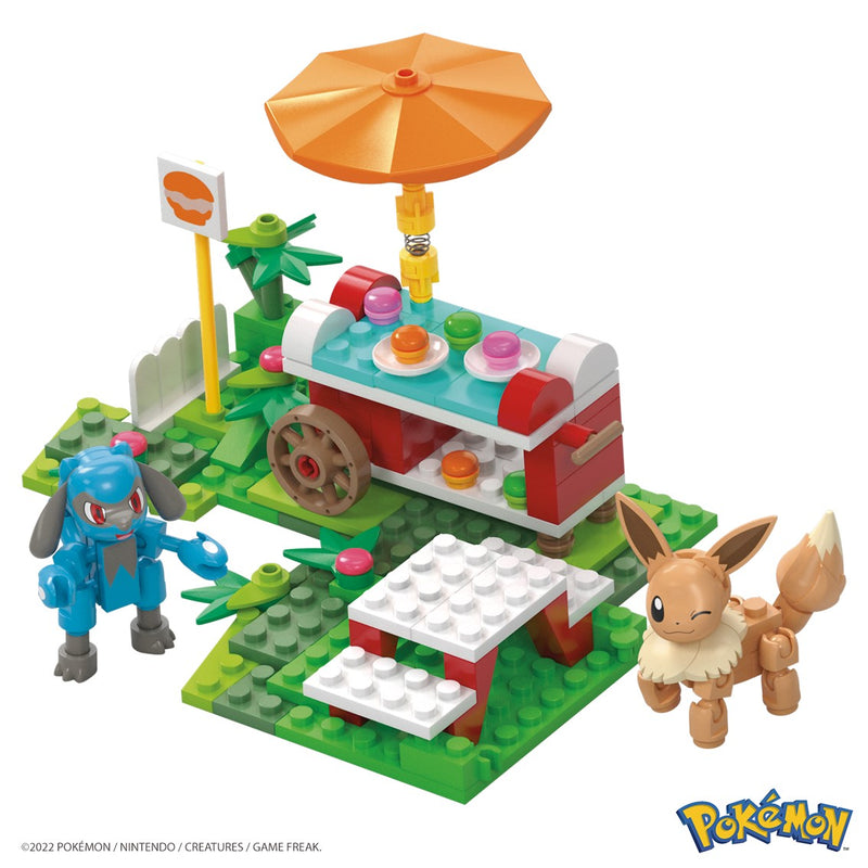 Figura mattel mega construx pokemon picnic poke puff 163 pcs
