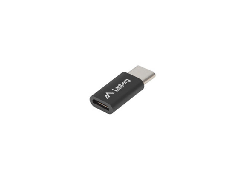 ADAPTADOR LANBERG USB 2.0 TIPO-C MACHO/MICRO-B HEMBRA NEGRO