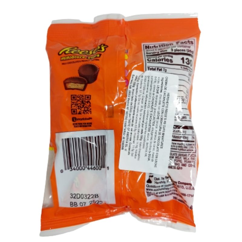 reeses cups mini 150 gramos