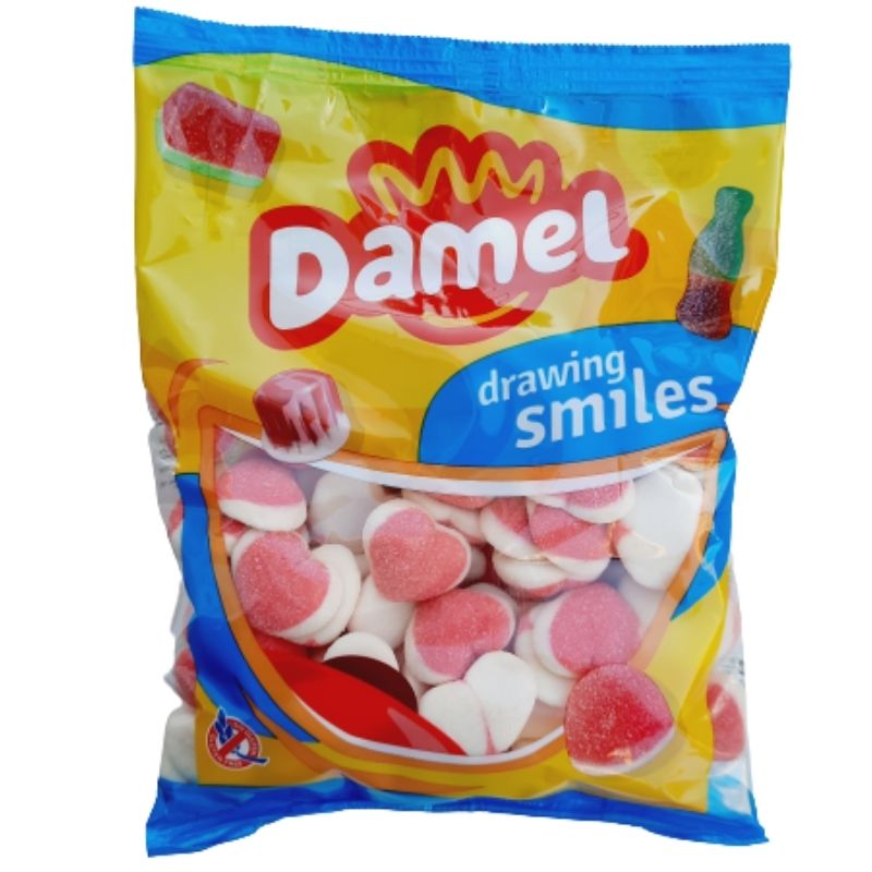 Golosinas con forma de Corazón Doble Damel 1KG