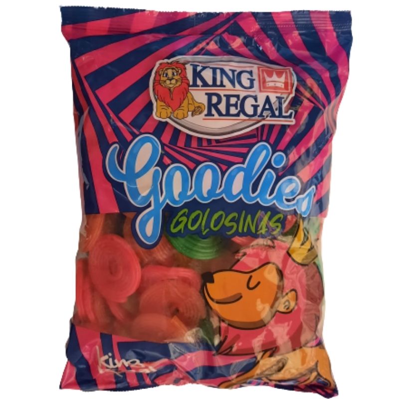 Discos Colores Sabores Frutas King Regal