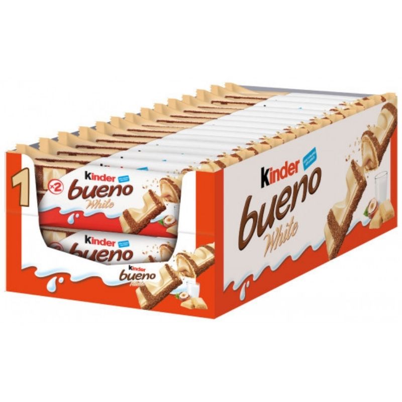 kinder bueno white 30 unidades